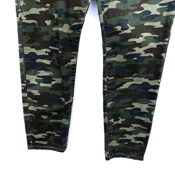 NWT Free People Belle Green Camo Skinny Jeans - Picture 11 of 11